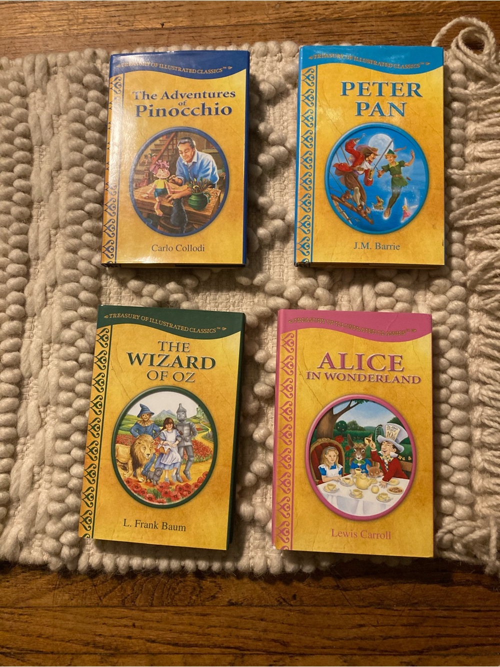 Classic Children's Storybook Set - Yellow and Pink Covers